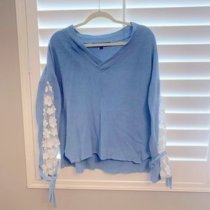 French Connection Caballo Lace Knit Sweater